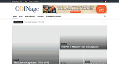 Desktop Screenshot of coinagemag.com